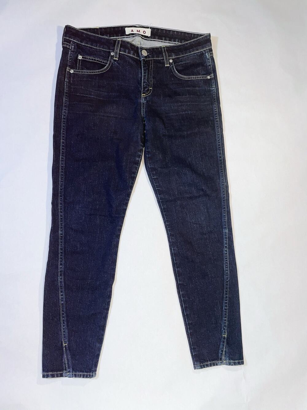 AMO Twist Soft Raw Jeans - Womens Size 29 - Blue